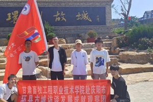 甘肃畜牧工程职业技术学院赴庆阳市环县古城观察团暑期“三下乡”社会实践活动纪实