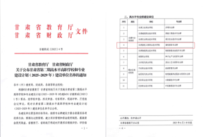 畜牧兽医专业群入选甘肃省第二期高水平专业群